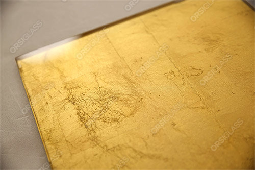 Verre feuille d'or