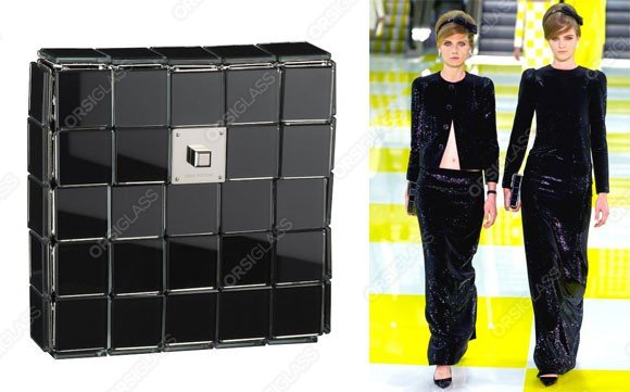 Ajustage verre laqué pour défilé haute couture